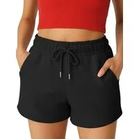 R-CAMP Shorts Kurze Hosen Damen Sweatshorts (Packung, 1-tlg., kurze shorts damen) Baumwolle, Hautfreundlich und atmungsaktiv