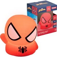 Paladone Dekolicht Spiderman Squishy Lampe, LED fest integriert, Auto-Off-Funktion nach 1-3 Stunden, 3 Helligkeitsstufen