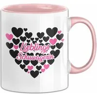 Trendation Tasse Schwägerin Tasse Geschenk Lieblings-Schwägerin Geschenkidee Kaffee-Bec