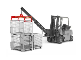 RR Gitterboxtraverse Typ RGT, RAL 3000 Feuerrot
