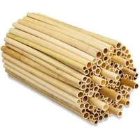 BEESI Insektenhotel 1000x Naturbelassen Niströhren für Wildbienen aus Schilf 14 cm lang, (I Insektenhotel Füllmaterial, 1000-St., I Nisthülsen für Insektenhotel I Bienenhotel Röhrchen), Durchmesser 3-7 mm inkl. E-Book