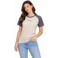 Skratta T-Shirt Fahrradtrikot Lockeres T-Shirt Hanf Damen Casual Fit