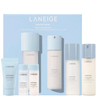 Laneige Water Bank Blue Hyaluronic 2-teiliger Essentialsatz für Mischhaut bis fettige Haut