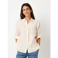 TONI Klassische Bluse Clay 3/4-Arm aus sommerlicher Leinenqualität