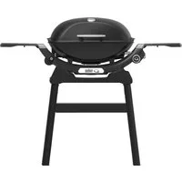 Weber Gasgrill Q2200N, Mit Deckelthermometer, abnehmbaren Seitentischen und Untergestell