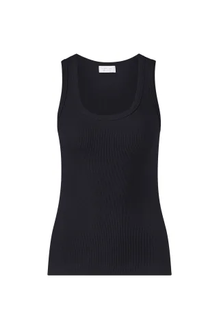 Rich & Royal - Organic Rib Tank Top black - Gr. - S