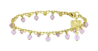 konplott - Armband - Pearl Shadow pink/gold