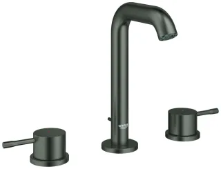 GROHE 3-Loch Waschtischarmatur Essence 20296_1 Zst.-Abl.-grt.hard graphite geb., 20296AL1 20296AL1