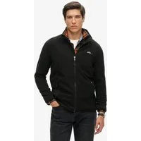 Superdry Fleecejacke POLAR FLEECE FULL ZIP mit Markenlabel, aus Polyester und Kunstfaser, Relaxed Fit, hüftlang
