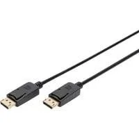 DisplayPort Anschlusskabel, Full HD 1080p schwarz, 2 Meter