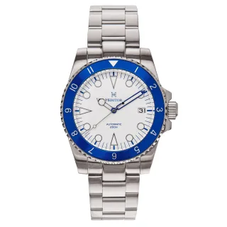 Heritor Automatic Montre Bracelet Luciano avec Date - Bleu/Blanc