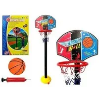 COFI 1453 Basketballkorb HOOPSTER (Spielset, Komplettset), Höhenverstellbar, Für drinnen und draußen, Mit Ball und Pumpe