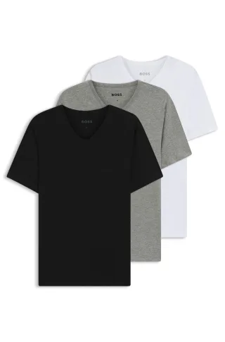 BOSS Menswear Black - TShirtVN 3P Classic Assorted-Pre-Pack - Gr. - M