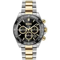 BOSS Multifunktionsuhr HERO 2.0 1514269, Quarzuhr, Armbanduhr, Herrenuhr, Edelstahlarmband, analog, Tag