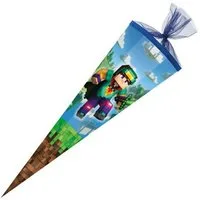 Nestler Schultüte Nestler Schultüte Blockscape 85cm mit Tüllverschluss
