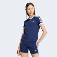 adidas Originals T-Shirt 3-STREIFEN SLIM sanft anliegende Passform, ohne Verschluss, für sportlichen Look
