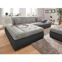 DOMO collection Ecksofa PB MORIC wahlweise mit Bettfunktion + Armteilverstellung, L-Form, im XXL-Format, B/T/H:300/172/80 cm, feine Steppung
