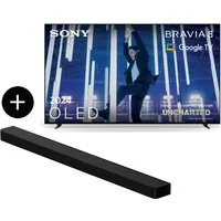 Sony K-77XR80 OLED-Fernseher (195 cm/77 Zoll, 4K Ultra HD, Smart-TV, Google TV, 77" BRAVIA 8 OLED-TV und Bar 8 Soundbar)