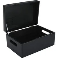 Creative Deco Aufbewahrungsbox mit Deckel 30x20x14 cm (1cm)