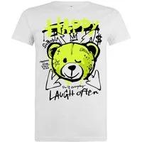Banco Print-Shirt Herren Happy Bear Sommershirt Streetwear Outdoor 100% Baumwolle