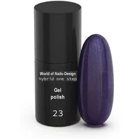 World of Nails-Design UV-Gel LED / UV Hybridlack "One Step" viele Farben 6 ml, hochpigmentiert