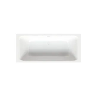 Bette BetteSelect Duo Badewanne 3473-000 weiß, 180x80x42cm, Mittelablauf