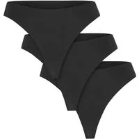 URBAN CLASSICS Panty Urban Classics Ladies Lasercut Tanga 3-Pack