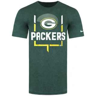 Nike NFL Green Bay Packers Legend Goal Post Grünes Herren-T-Shirt