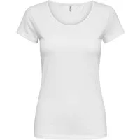ONLY T-Shirt ONLY Damen T-Shirt LIVE LOVE O-NECK SS TOP 15205059