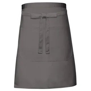 Link Kitchen Wear - Bäckerschürze, Tasche (Dunkelgrau)