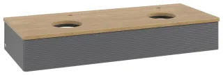 Villeroy & Boch Waschtischunterschrank Antao K13_5 1200x190x500mm mit Struktur FK/AP: GK/1 K13151GK