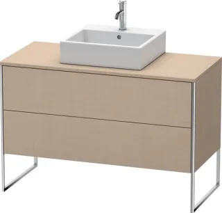 Duravit XSquare Konsolenwaschtischunterbau bodenstehend Leinen Matt 1200x548x778 mm - XS492207575 XS492207575