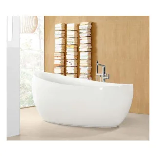 Villeroy & Boch Aveo Badewanne UBQ194AVE9W1V01 new generation, freistehend, 190x95 cm, weiss