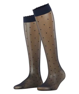 FALKE - FALKE Dot 15 DEN Damen marine - Gr. - 36.5