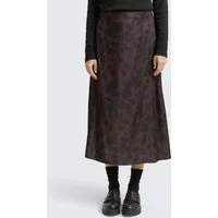 TOM TAILOR Sommerrock Röcke Satin Midi-Rock