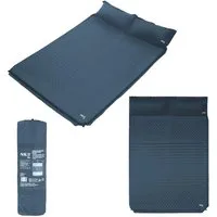 NILS CAMP Luftmatratze Selbstaufblasende 2 Personen Campingmatte Doppel Matratze 186x130cm