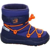 Affenzahn Fond Of Schneestiefel Vegan Snowy Synthetik Barfuss blau Barfußschuh