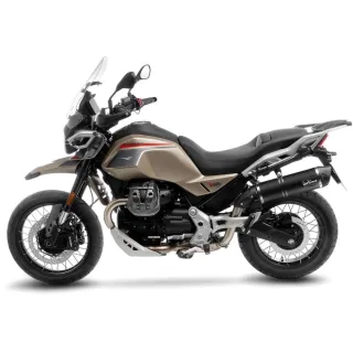 LeoVince Sport Auspuff LV One EVO BLACK Moto Guzzi V85 TT Bj.2024-2026 EURO5+ eintragungsfrei / +ABE