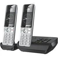 Gigaset COMFORT 500A Duo Schnurloses DECT-Telefon (Mobilteile: 2, mit integriertem AB und zusätzlichem Mobilteil)