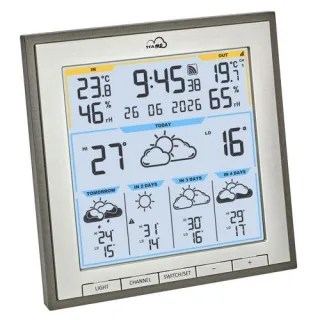 TFA TFA.me 35.8105.10 ID-08 WLAN Funk-Wetterstation grau