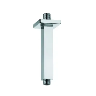 Kludi A-qa Deckenauslass 6654505-00 chrom, Ausladung 150mm, DN 15, mit Schubrosette eckig, 58mm