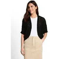 TOM TAILOR Strickjacke (1-tlg) Lochmuster