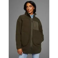 Polarino Fleecejacke Teddy Fleece Jacke, Oversize