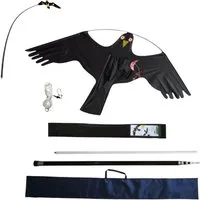 GarPet Vogel-Schreck Vogelscheuche Vogelabwehr Drache 6 Meter fliegender Falke Attrappe