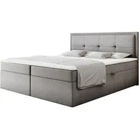 Labett Boxspringbett Schlafzimmerbett CLARA 140x220 160x220 180x220 - Überlänge 220 cm