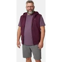 Men Plus Fleecejacke Sweatweste Kapuze Kängurutasche bis 8 XL