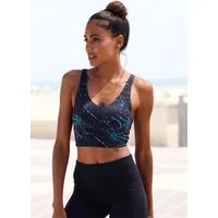 LASCANA ACTIVE Crop-Top Abstrakte Musterung