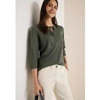 CECIL Tunikashirt aus softem Materialmix
