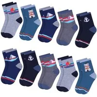 L&K-II Langsocken 2117-2816 (Beutel, 10/12 Paar) Jungen Socken aus Baumwolle