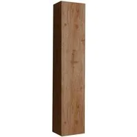 welltime Hängeschrank Hamburg Badschrank mit 1 Tür, Höhe 138 cm, Breite 25 cm